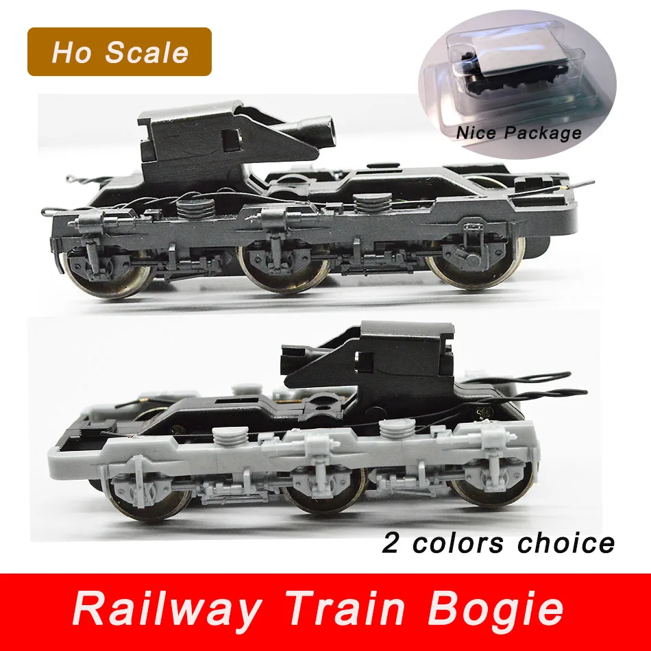 Ho Scale 1:87 Chassis Bogie Model DC 9V Universal Train Undercarriage Kit DIY Modeling Railway Train Accessories Without Motor