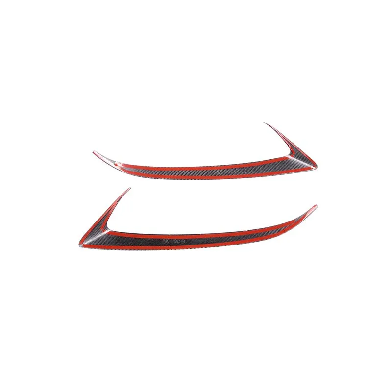 For 2022 Toyota 86/Subaru BRZ real carbon fiber car styling  headlight eyebrow trim plate car protection accessories 2-piece set