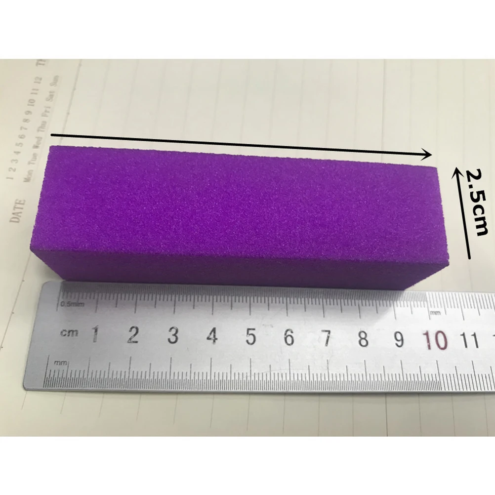 

10pcs Sponge Nail File Buffer Block Nail Sanding File Durable Washable Manicure Tool for Gel Nails Professional Home Use