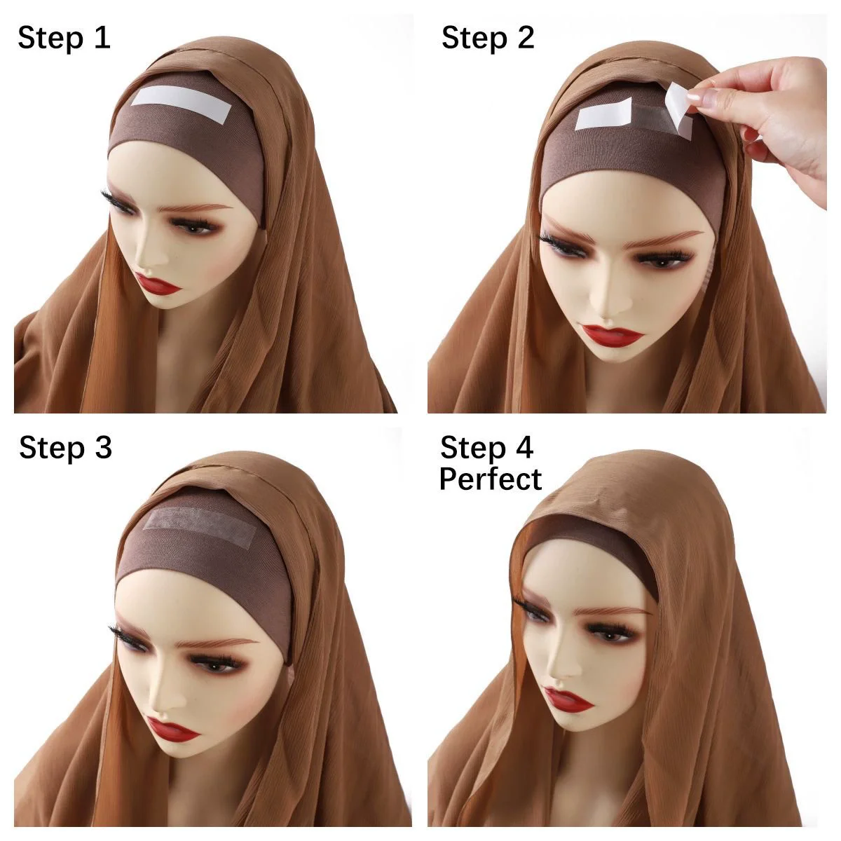 36pcs/Set Double Sided Hijab Tape Transparent Fabric Adhesive Fashion Beauty Tape Clear Body Strong Garment Accessories