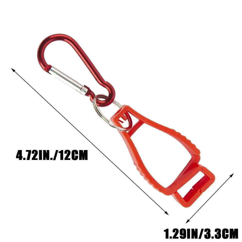 2PCS/lot Pom+Alloy Work Glove Clip Grabber Working Labour Gloves Hanger Clamp Safety Helmet Catcher Labor Tool EDC Gadget
