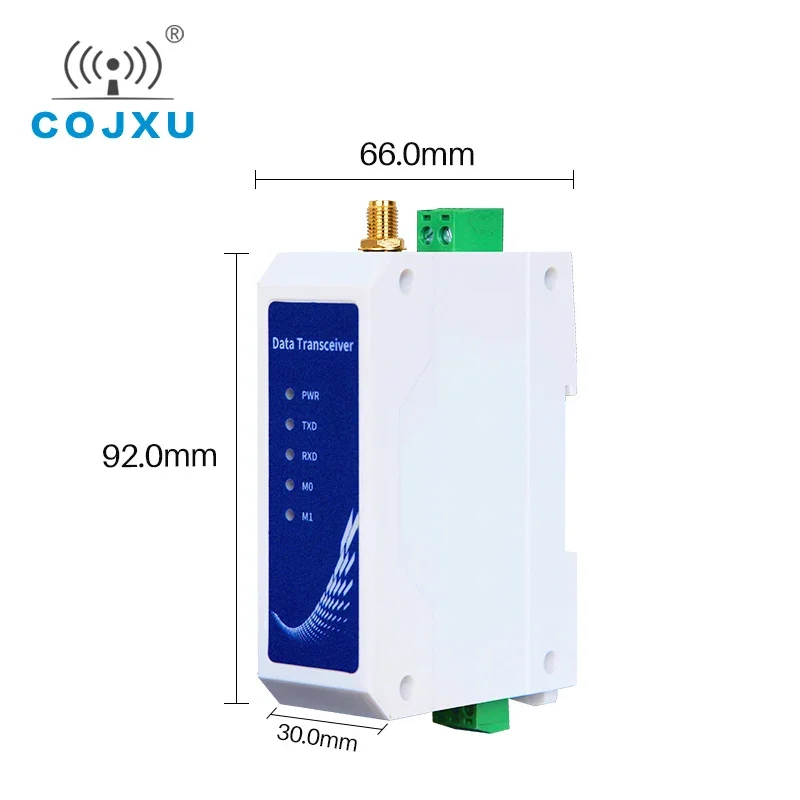 Wireless RS485 Radio Modem LoRa Transceiver 433Mhz 20dBm 3km Long Range ISM Cojxu E96-DTU(433L20-485)-V8 Watch Dog Anti-Crash