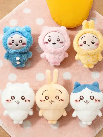 Cartoon Usagi Hachiware Usachi Soft Plush Doll Keychain Pendant Toy - Pajama Theme Gift in Stock