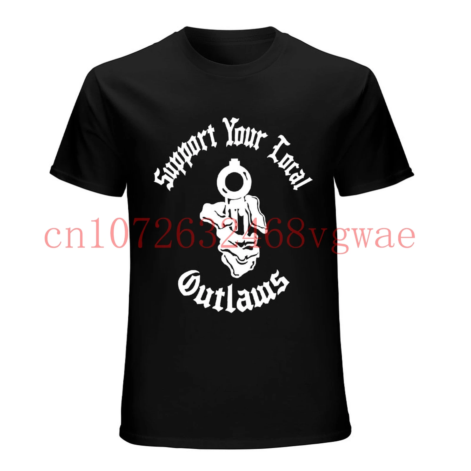 Outlaws MC Support Your Local Outlaws Mens New T-shirt