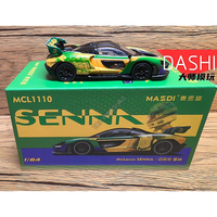 massdi  Diecast 1/64 Scale  765LT Alloy Car Model & SENNA GREEN MODEL BLUE MODEL