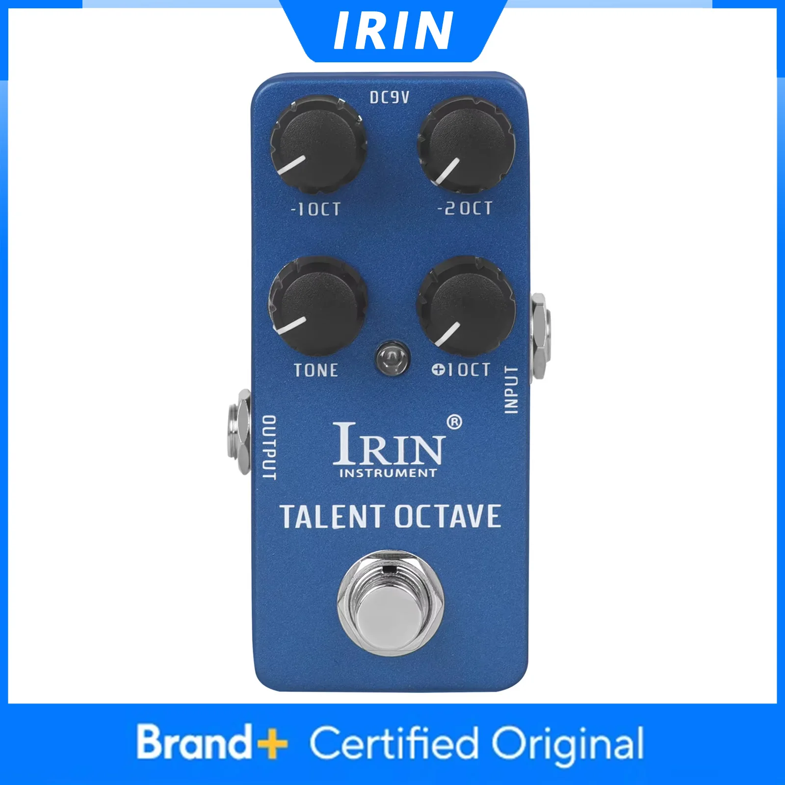 

IRIN RS-19 Electric Guitar Pedal Talent Octave Effect Pedal True Bypass Mini Single Guitar Pedal Guitar Accessories & Parts