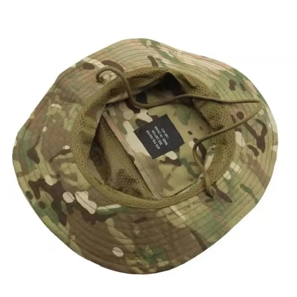 

Large Brim Fisherman Hat Breathable UV Protection Bucket Benny Hats Fashion Sunscreen Multicam Fishing Sun Cap Hiking