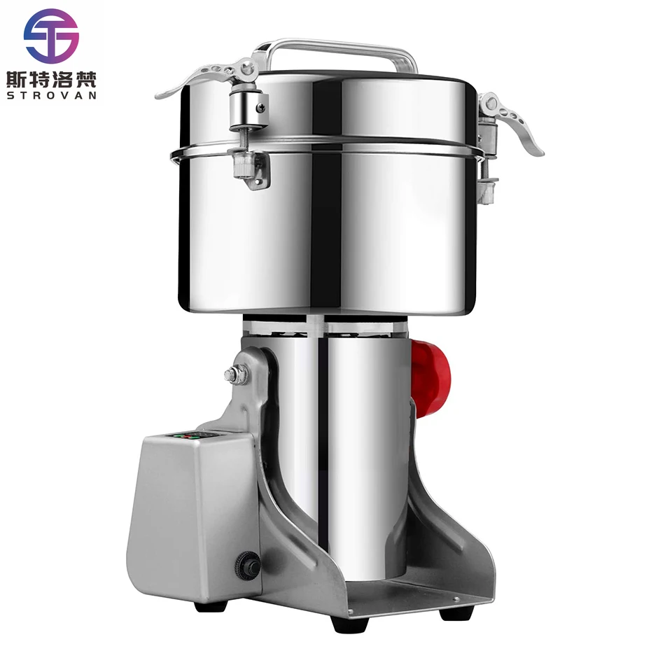 800D 800g Electric Coffee Grinders Grain Mill High-Speed Spice Herb Superfine Machine Dry Cereals Pulverizer Digital Control