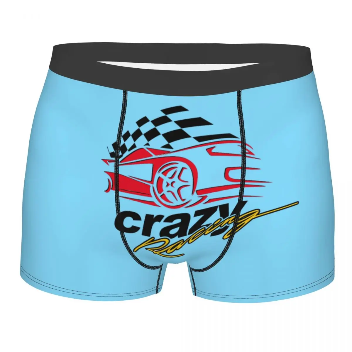 Crazy Racing Man's Boxer Briefs Underpants Highly Breathable Top Quality Birthday Gifts