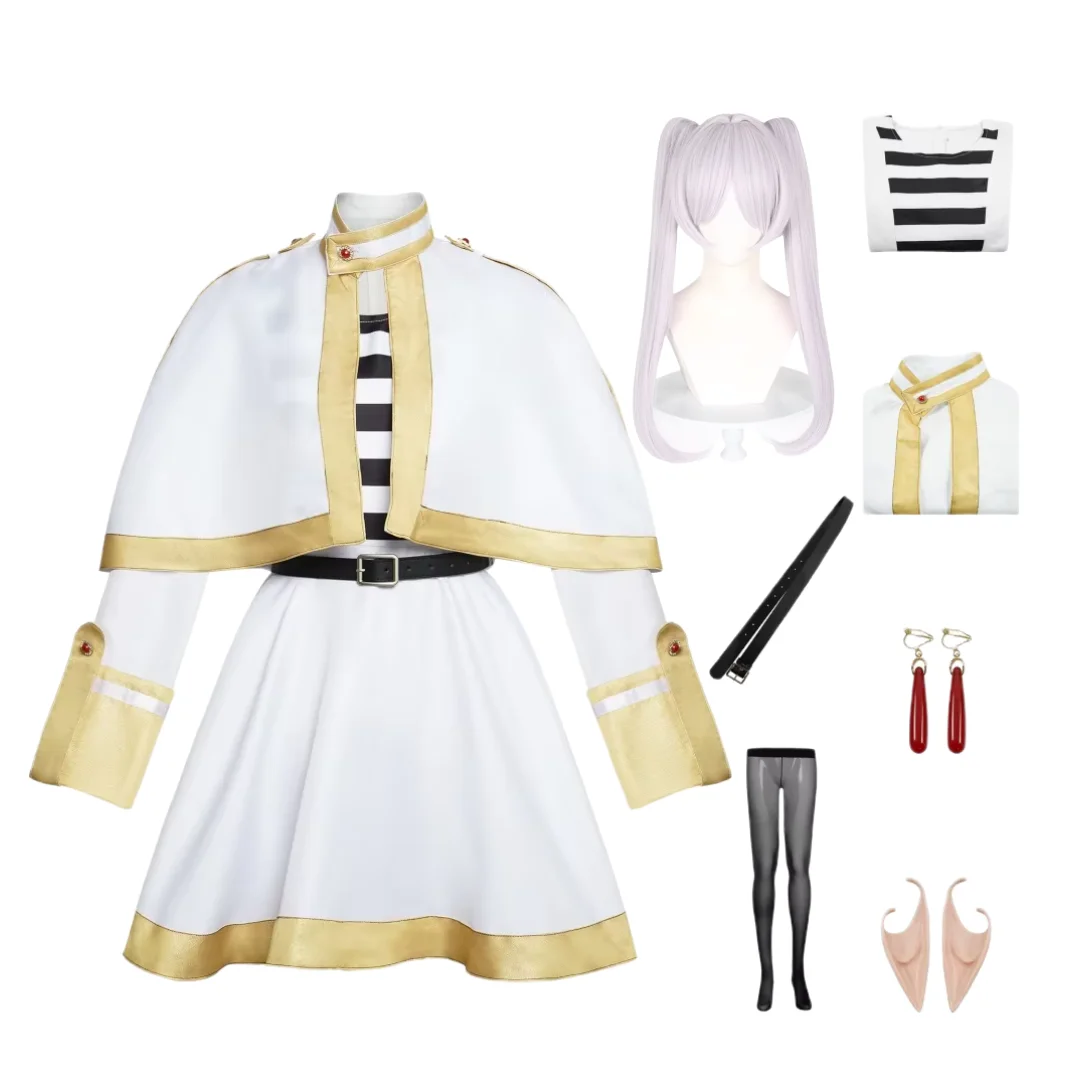 

Frieren Cosplay Anime Magician Sousou No Frieren Costume Wig