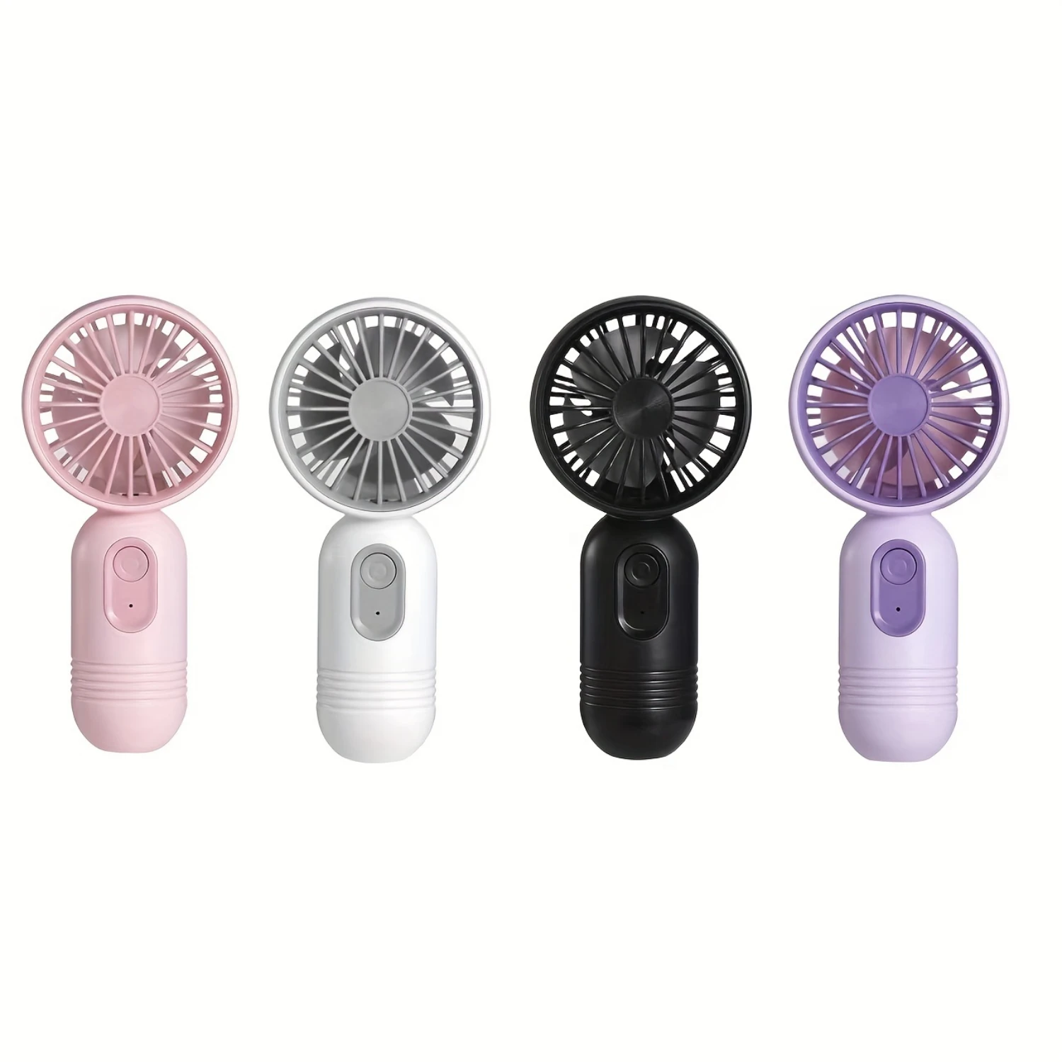 

1pc Rechargeable Handheld Fan with 3 Speeds - Perfect for Office, Outdoor, Travel, and Camping - Portable and Convenient