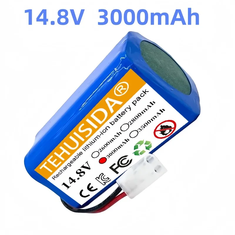 

14.8V 4S1P 2600-3500mAh 14.4V RS-RT900866 Li-ion Battery for Rowenta Tefal Explorer Serie 20 40 60 Robot Vacuum Cleaner Battery