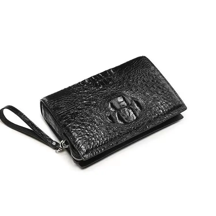 Portefeuille en peau de crocodile pour homme, porte-cartes de crédit, porte-cartes bancaires, sac à main, PDD001, 2024