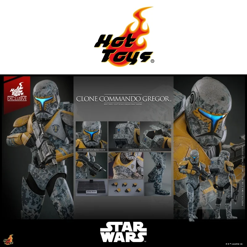 

В наличии HOTTOYS HT 1/6 TMS155 Звездные войны клон Commando Gregor фигурки Коллекционная модель куклы-сюрприз игрушка на день рождения подарки