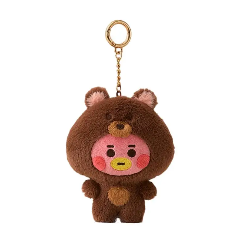 Hot Anime Cartoon Bt21 Knuffel Y2K Creatieve Nieuwe Pluche Pop Y2K Mode Rugzak Sleutelhanger Accessoires Cadeau voor Vrienden