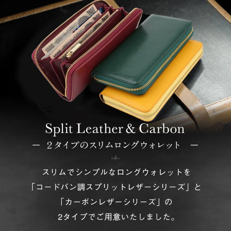 Western Leather Candy Color Long Women Wallet Large Capacity Coin Purse for Mens