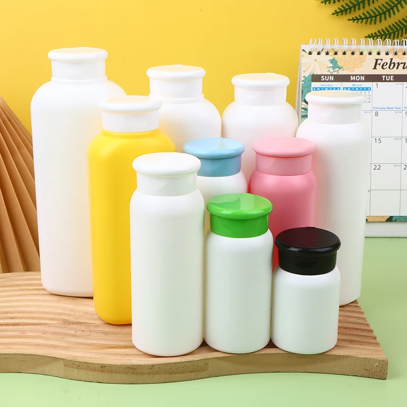 1 قطعة 30/50/100/150/200/250/300 جرام زجاجة مسحوق التلك إعادة الملء موزع مسحوق التجميل حاوية مسحوق بلاستيكية زجاجات فارغة #6