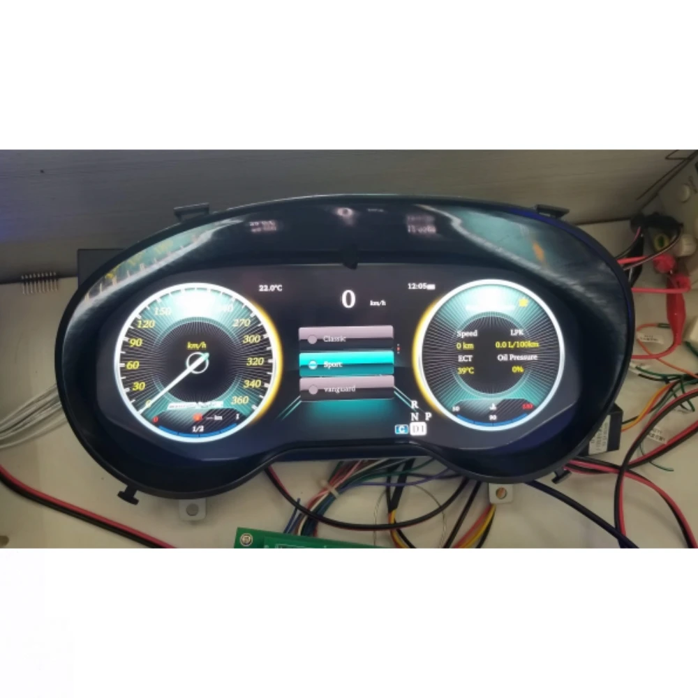 12.3 Inch Car LCD Instrument For Mercedes Benz Digital Dashboard Panel Instrument Cluster Speedometer Automotive Linux System