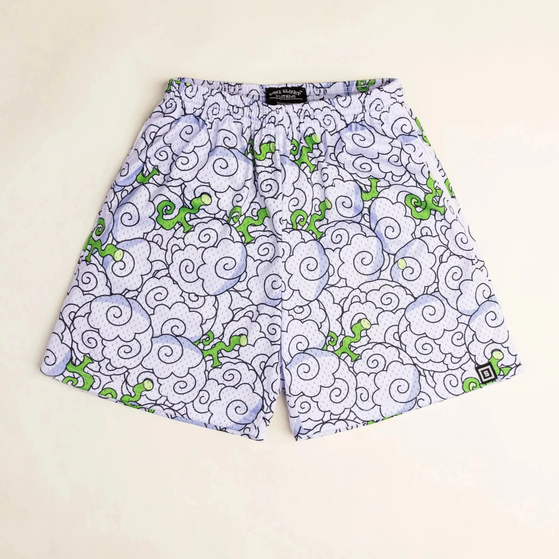 Bandai One Piece Devil Fruits Pattern Anime Short de sport pour adultes et enfants, short de plage léger et confortable à séchage rapide pour l'été