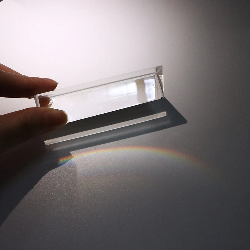 

Educational Glass Prism - Spectral Reflection, Ideal Teaching And Photography Tool, Perfect Gift For Science Enthusiasts
