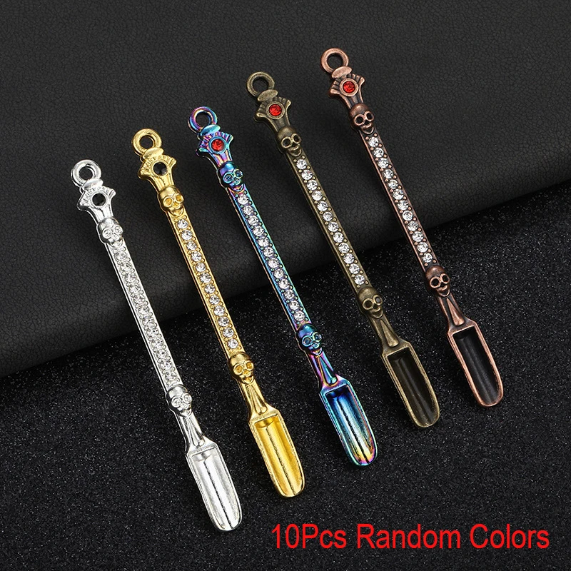 5 Stuks Mini Schop Poeder Lepel Keuken Benodigdheden 10 Stuks Sigaret Metalen Micro-Tuning Fles Thee Kruid Poeder Spade gereedschap Accessoires