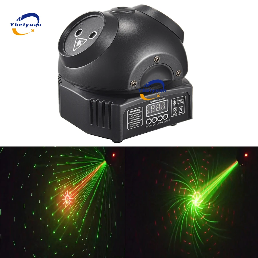 

Disco Light RGB Full Color Pattern Scanning Projector With Remote Control DMX512 RGB DJ Stage Light Effect Party Bar