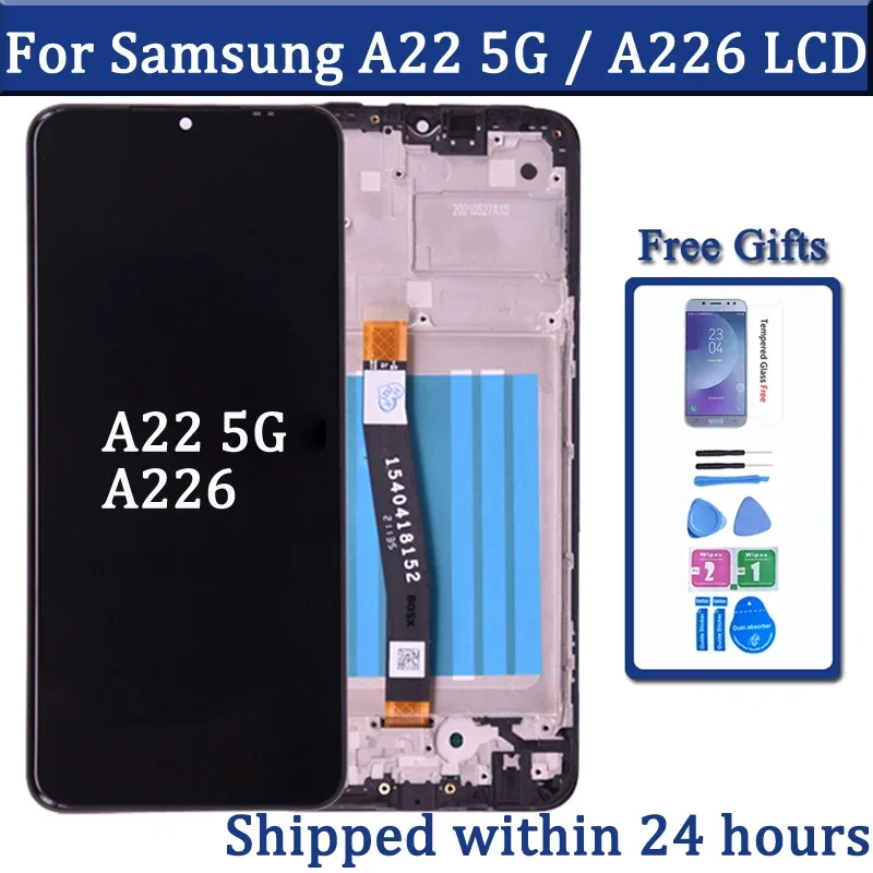 

6.6'' Display For Samsung A22 5G LCD Touch Screen Digitizer Assembly Replacement For A226 A226B SM-A226B/DSN LCD