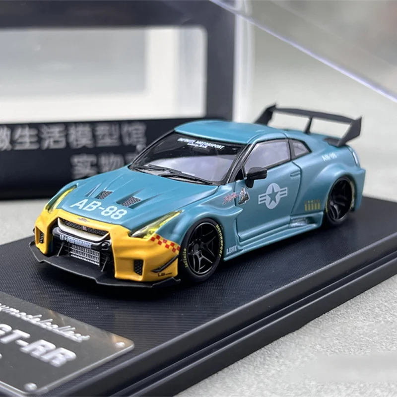 MC 1/64 Nissan GT-R R35 LB 3.0 Alloy Toy Motor Vehicle Diecast Metal Model Gifts