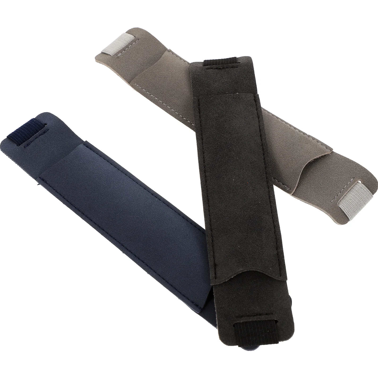 

3pcs Holder With Elastic Band Premium Pu Sleeve For Notebook Single Pen Cover Pouch Portable Protective Case Pen Storage