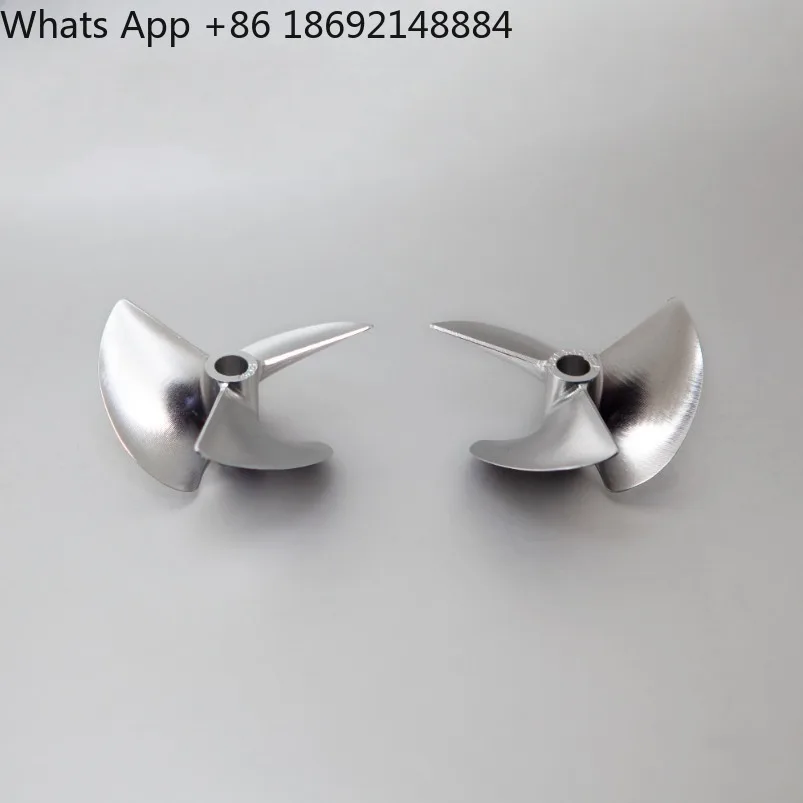 

Aluminum alloy three-blade propeller 40-59mm pitch 1.4 positive and negative propeller model propeller spare parts