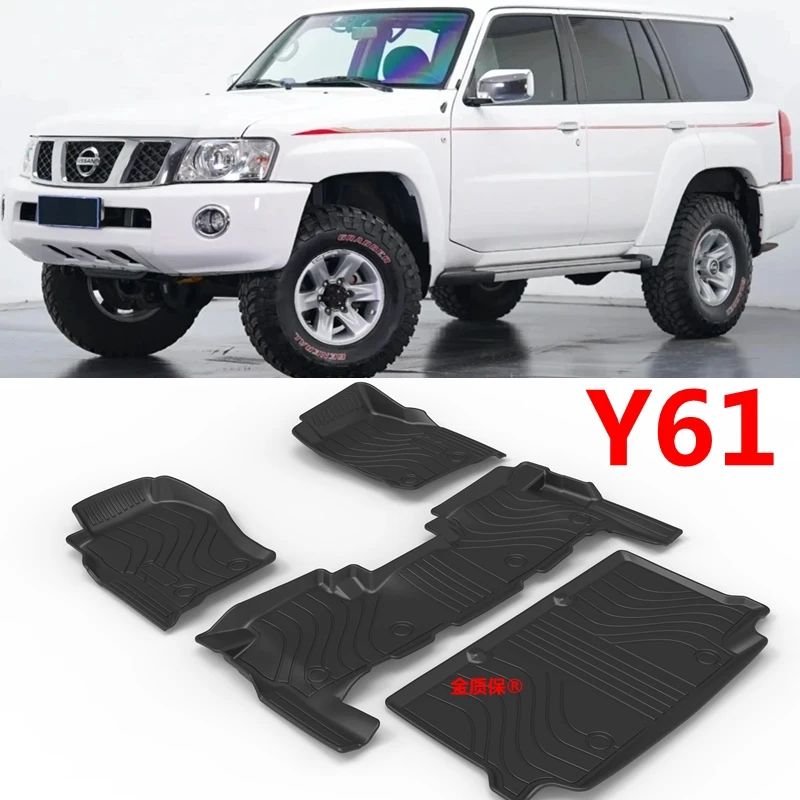 

Использование для Nissan Patrol Y61 Arada автомобильный ковер Y61 AllWeather автомобильный напольный коврик подходит для Patrol Y61 индивидуальный водонепроницаемый коврик Y61 коврик в багажник
