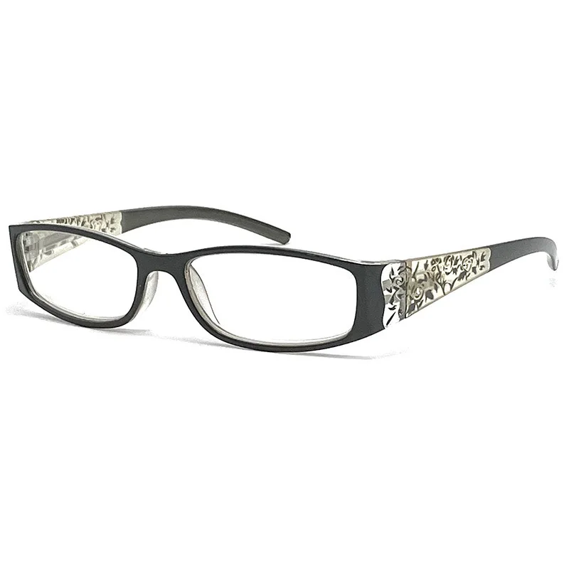 Middle-aged and elderly women\'s reading glasses fashion high-definition elegant pattern glasses