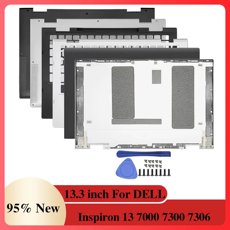 

95% NEW Laptop Case For DELL Inspiron 13 7300 7306 2-in-1 Notebook Screen LCD Back Cover/Palmrest/Bottom Laptop Accessories
