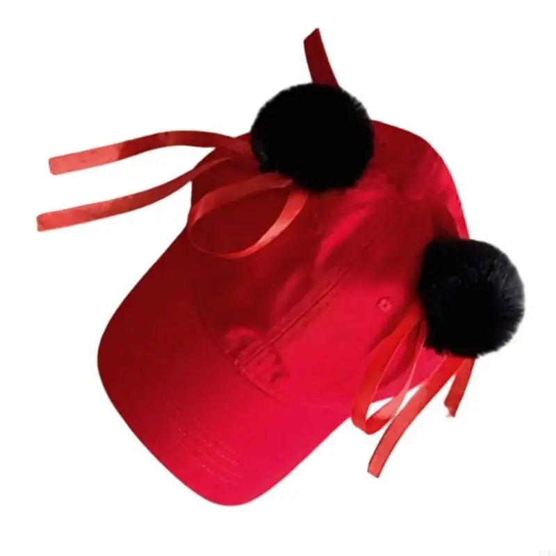 

Breathable Cotton Baseball Caps for Toddler with Fun China Movie Anime Charm Bun L8RB