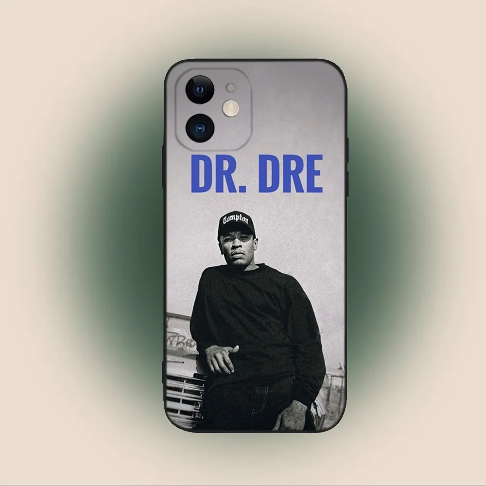 Rapper Dr Dre   Phone Case For iPhone 15,14,13,12,11,Plus,Pro Max,XS,X,XR,SE,Mini,8,7 Soft Silicone Black Cover