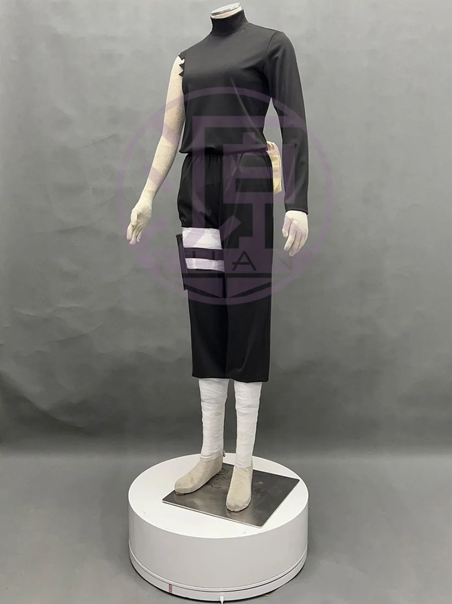 

Anime Shippuden Sakura Haruno 6th Generation Cosplay Costumes Game Ninja Battle Uniform T-Shirt Pants Waist Bag For Halloween