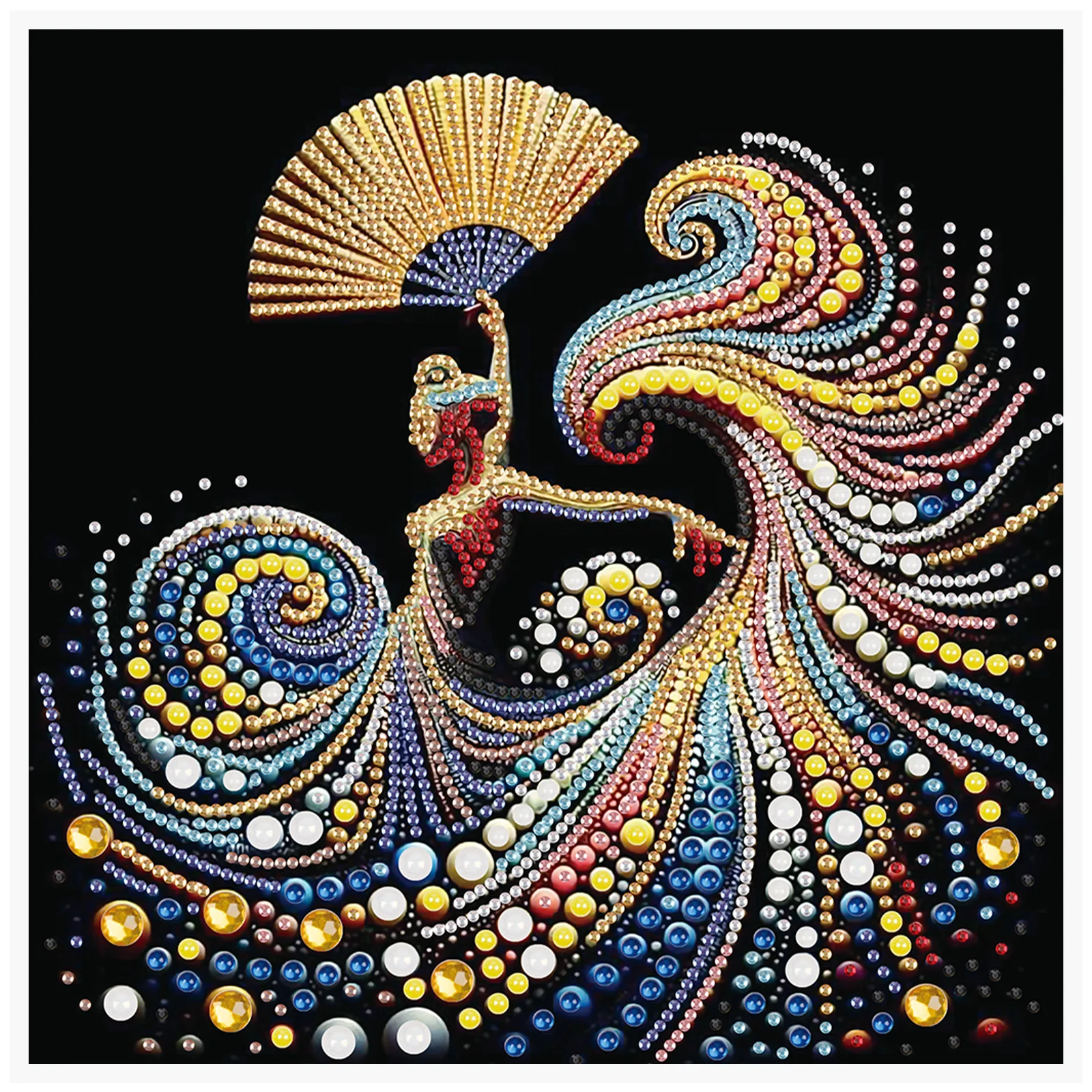 

Special Shape Diamond Art Kits for Beginners and Adults,Elegant dancer Diamond Art Painting Kits for Home Wall Decoration Gift