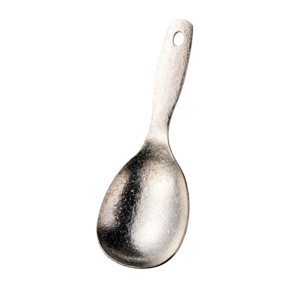 Non-Stick Pure Titanium Rice Spoon Anti-Bacterial Lightweight Rice Scoop Wear-resistant Heat-resistant Rice Cooker Spoon
