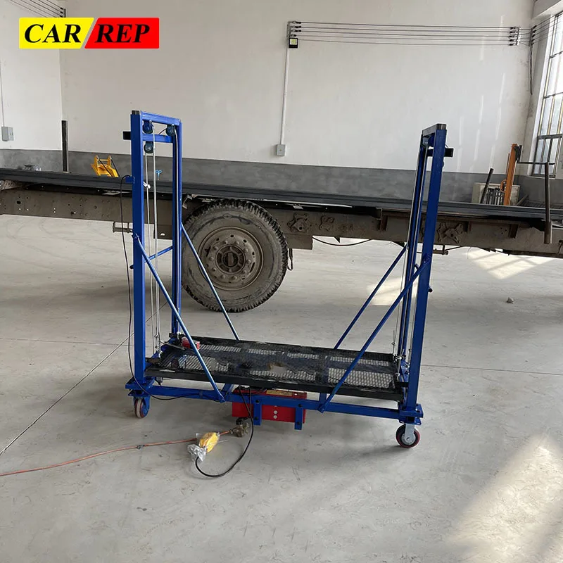 Portable Lifting Frame For Worker To Second Floor Electric Brick Loader Aerated Block Elevator Construction Site Engineering