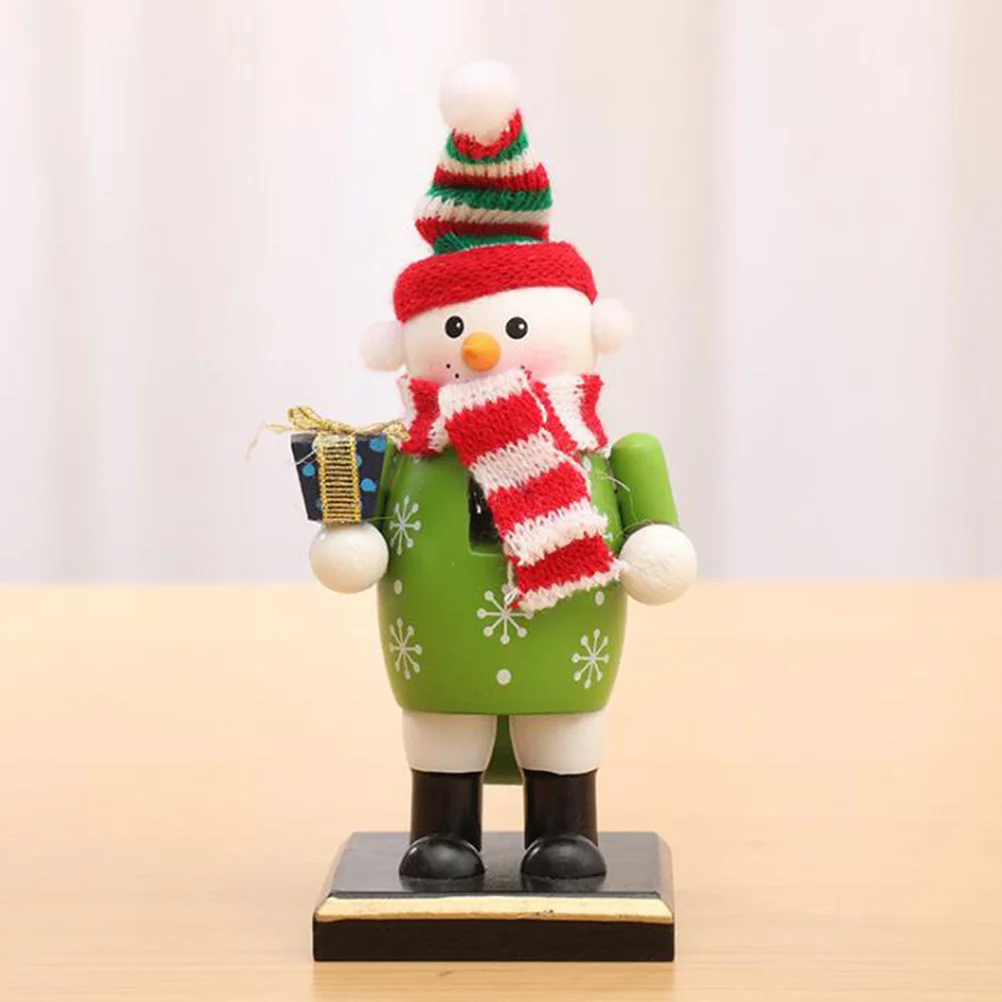 

Christmas Themed Wooden Nutcracker Puppet Premium Crafted Decoration for Birthday Gift Desktop Holiday Ornament