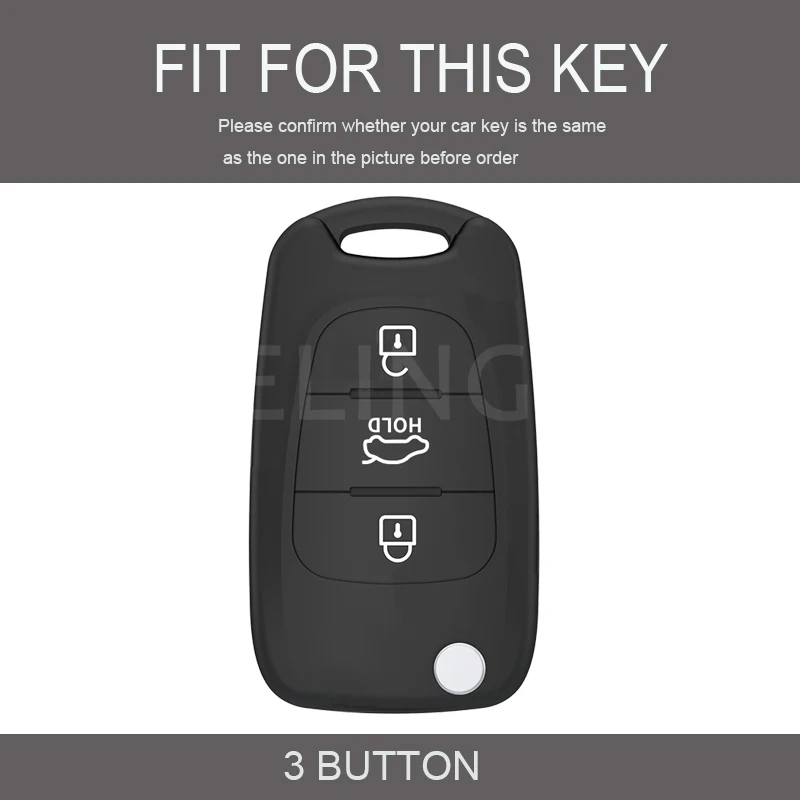 TPU Car Key Case Cover For Hyundai i20 i30 ix20 ix25 ix35 Elantra Accent For KIA Sportage Rio 3 Soul Optima Ceed Pro K5 K2 Pride