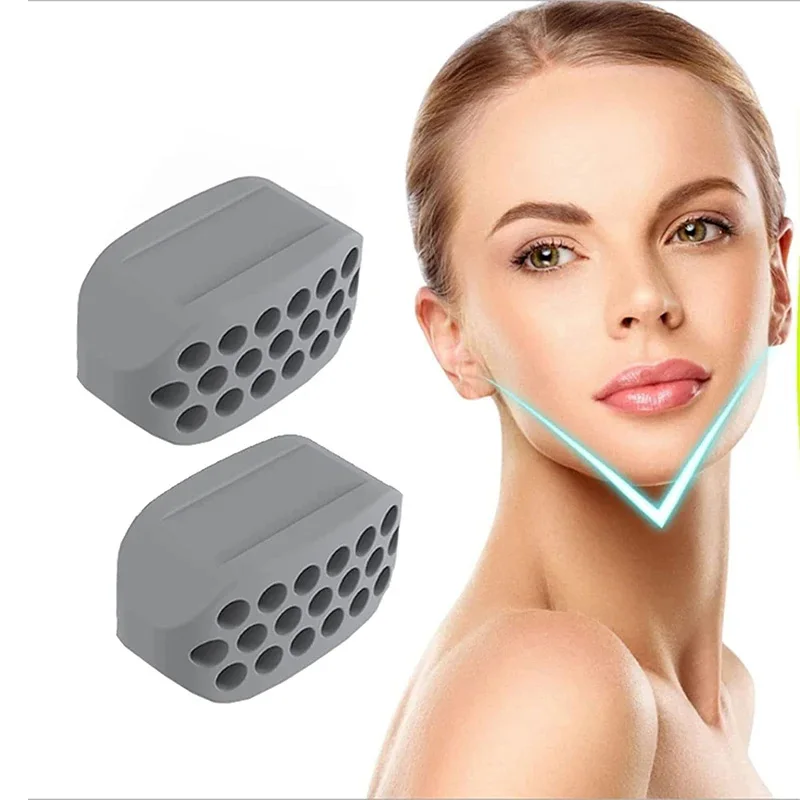 

Jaw Face and Neck Exerciser Define Your Jawline Slim and Tone Your Face Look Younger and Healthier Helps Reduce Stress