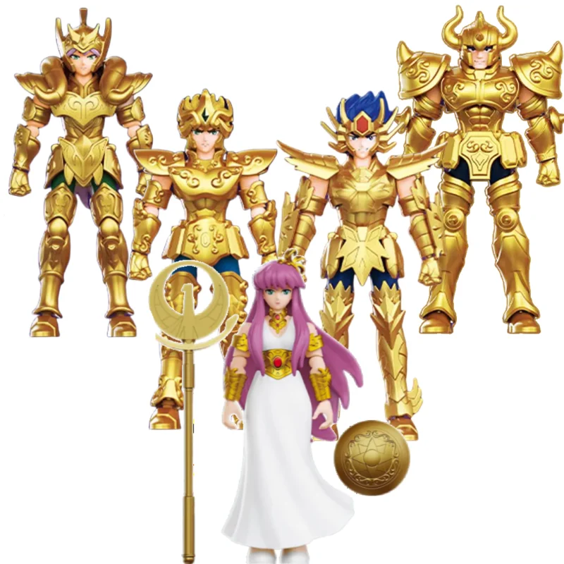 

Коллекционная лимитированная серия конструкторов BLOKEES Saint Seiya Wave 3 Gold Saint в закрытой коробке с фигуркой Афины (сюрприз) для подарков для фанатов аниме
