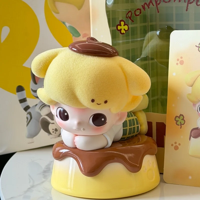 

Новинка 2026 года: Оригинальная коллекционная фигурка Popmart Dimoo World Pudding Dog (совместный выпуск), ручная работа, украшение для рабочего стола, изысканный подарок