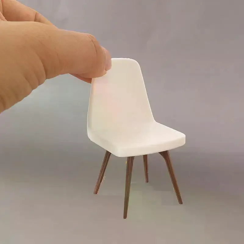 1/12 دمية مصغرة محاكاة كرسي صغير نموذج الأثاث اكسسوارات ل بيت الدمية ديكور الاطفال التظاهر اللعب اللعب هدية #4