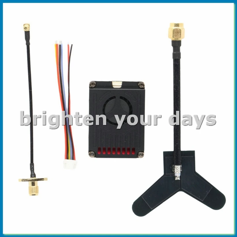 3.3G 4W VTX 16CH FPV Audio Video Transmitter PAL/NTSC Support OSD Parameter Adjustment for FPV Long Range RC Drone-A23U