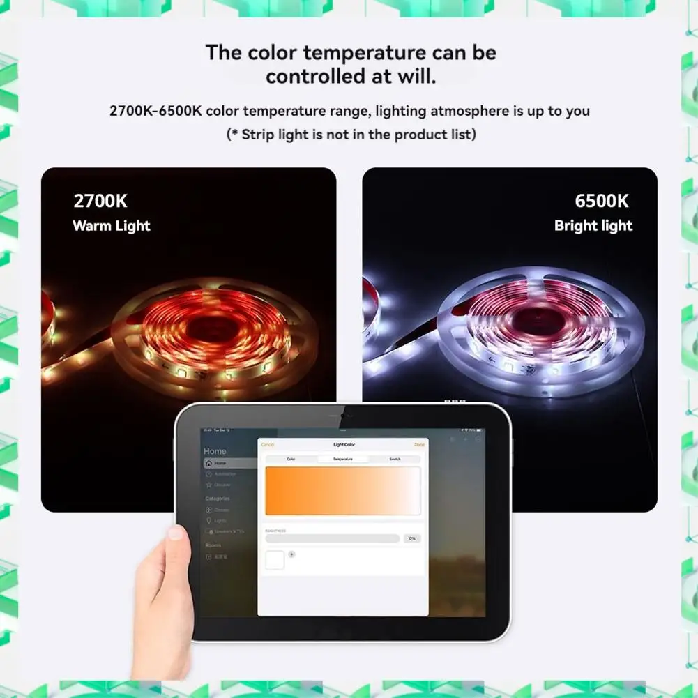 

FIZP Matter Wifi LED Strip Light Controller Controller LED Strip Bixb/Siri/For Google Home/For Alexa Control Support