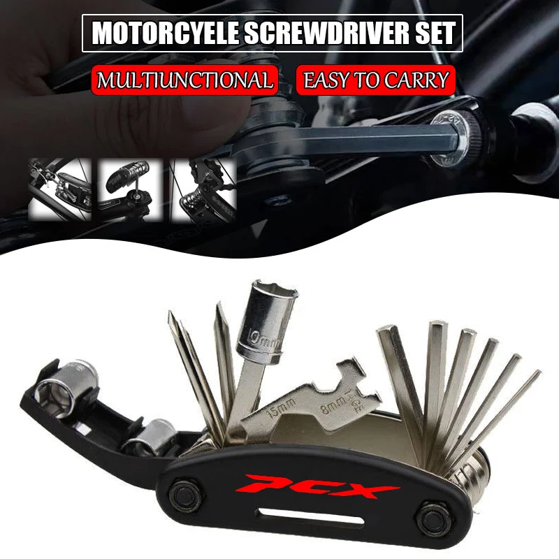 16 In 1 Tool Repair Screw Driver Accessories Fit For PCX PCX125 PCX150 PCX160 2019-2024