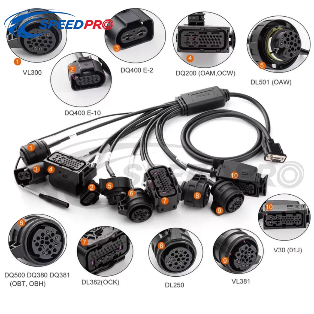 Multifunctional  programming matching clone read-write harness For DQ200, DQ250, DQ500, DL501 ODE, OAM,, OBH,, 0B5, 02E  gearbox