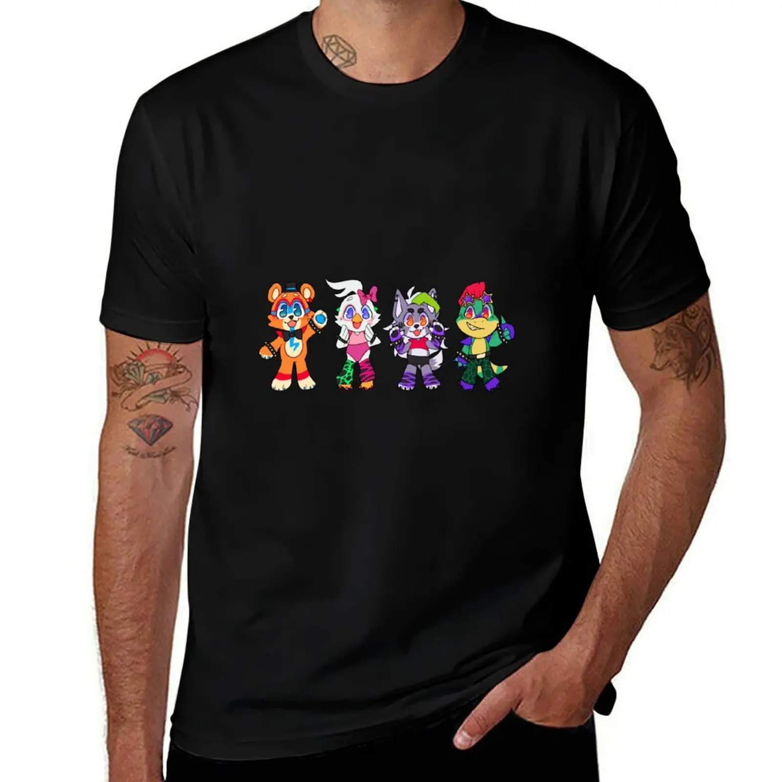security breach gang T-Shirt Plus Size Basic Cotton T-Shirt